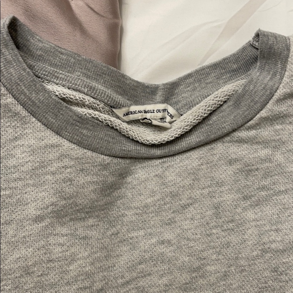 American Eagle Grey Crewneck